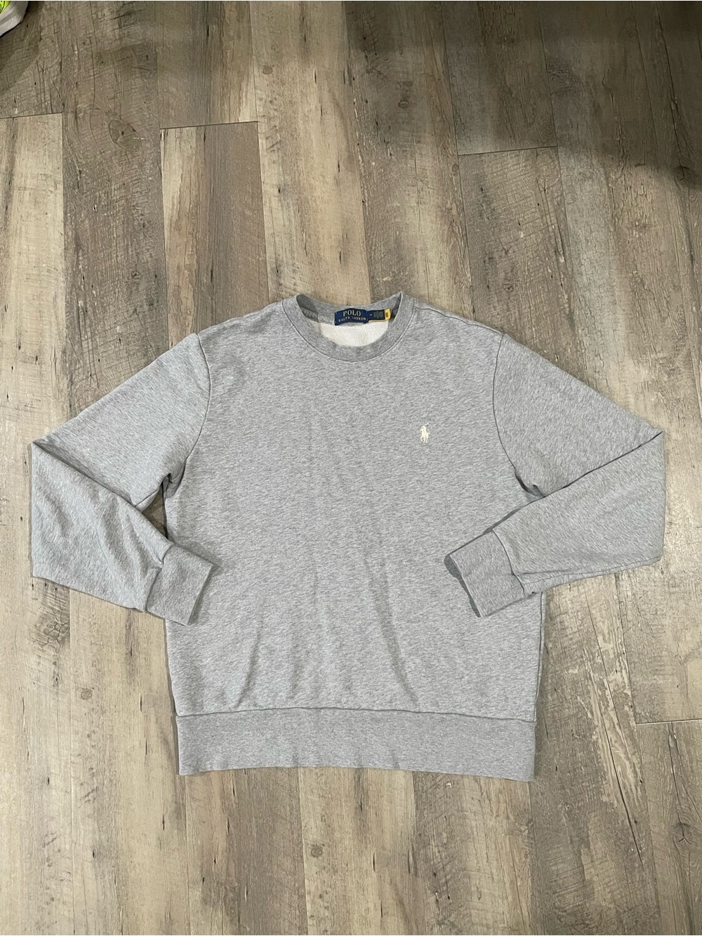 Polo by Ralph Lauren Light Gray Crewneck Sweatshirt